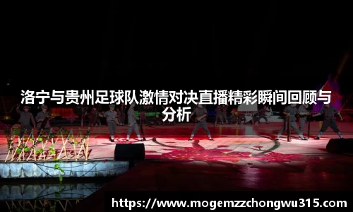 洛宁与贵州足球队激情对决直播精彩瞬间回顾与分析