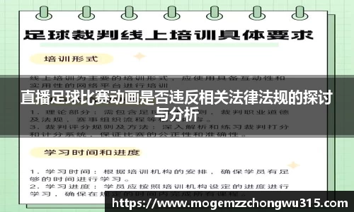 直播足球比赛动画是否违反相关法律法规的探讨与分析