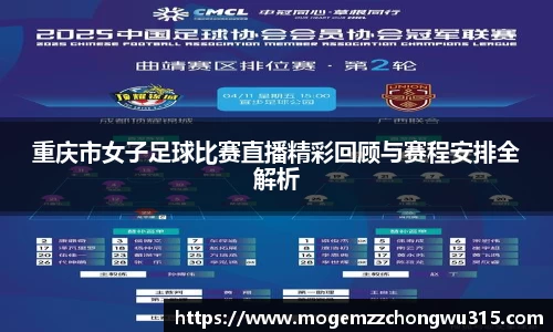 重庆市女子足球比赛直播精彩回顾与赛程安排全解析