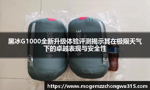 黑冰G1000全新升级体验评测揭示其在极限天气下的卓越表现与安全性