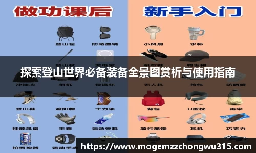 探索登山世界必备装备全景图赏析与使用指南