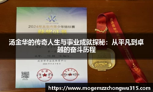 汤金华的传奇人生与事业成就探秘：从平凡到卓越的奋斗历程