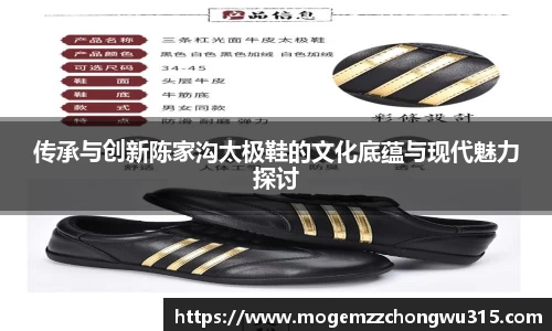 传承与创新陈家沟太极鞋的文化底蕴与现代魅力探讨